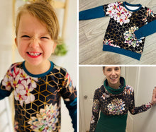 Upload image to gallery, COLLECTION FLEURS GÉOMÉTRIQUES_ PLUMÉRIA NOIR - EXCLUSIF - STOCK