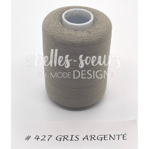 SEWING THREADS - SILVER GRAY #427