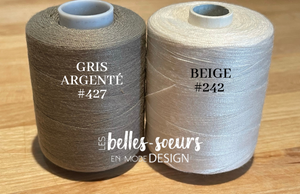 SEWING THREADS - SILVER GRAY #427