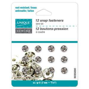 BOUTON-PRESSION #0 _ 7MM (5/16") - UNIQUE