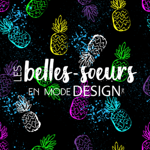 COLLECTION DES FRUITS_ANANAS FLUO _ STOCK