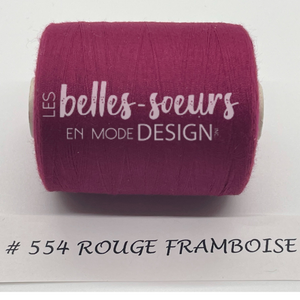 FILS À COUDRE - ROUGE FRAMBOISE #554