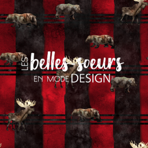 COLLECTION LUMBERJACK - ANIMAUX CARREAUTÉS - EXCLUSIF - STOCK