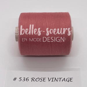 FILS À COUDRE - ROSE VINTAGE #536