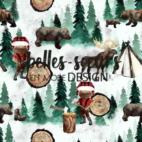 COLLECTION LUMBERJACK - CAMPEMENT - EXCLUSIF - STOCK