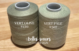 SEWING THREADS - OLIVE GREEN #410