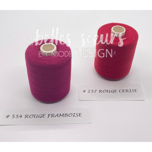 SEWING THREADS - CHERRY RED #257