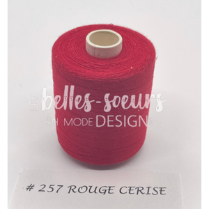 SEWING THREADS - CHERRY RED #257