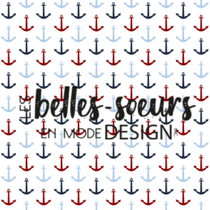 NAUTICAL COLLECTION_RED AND BLUE BOAT ANCHOR