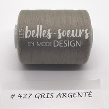 Charger l&#39;image dans la galerie, FILS À COUDRE - GRIS ARGENTÉ #427
