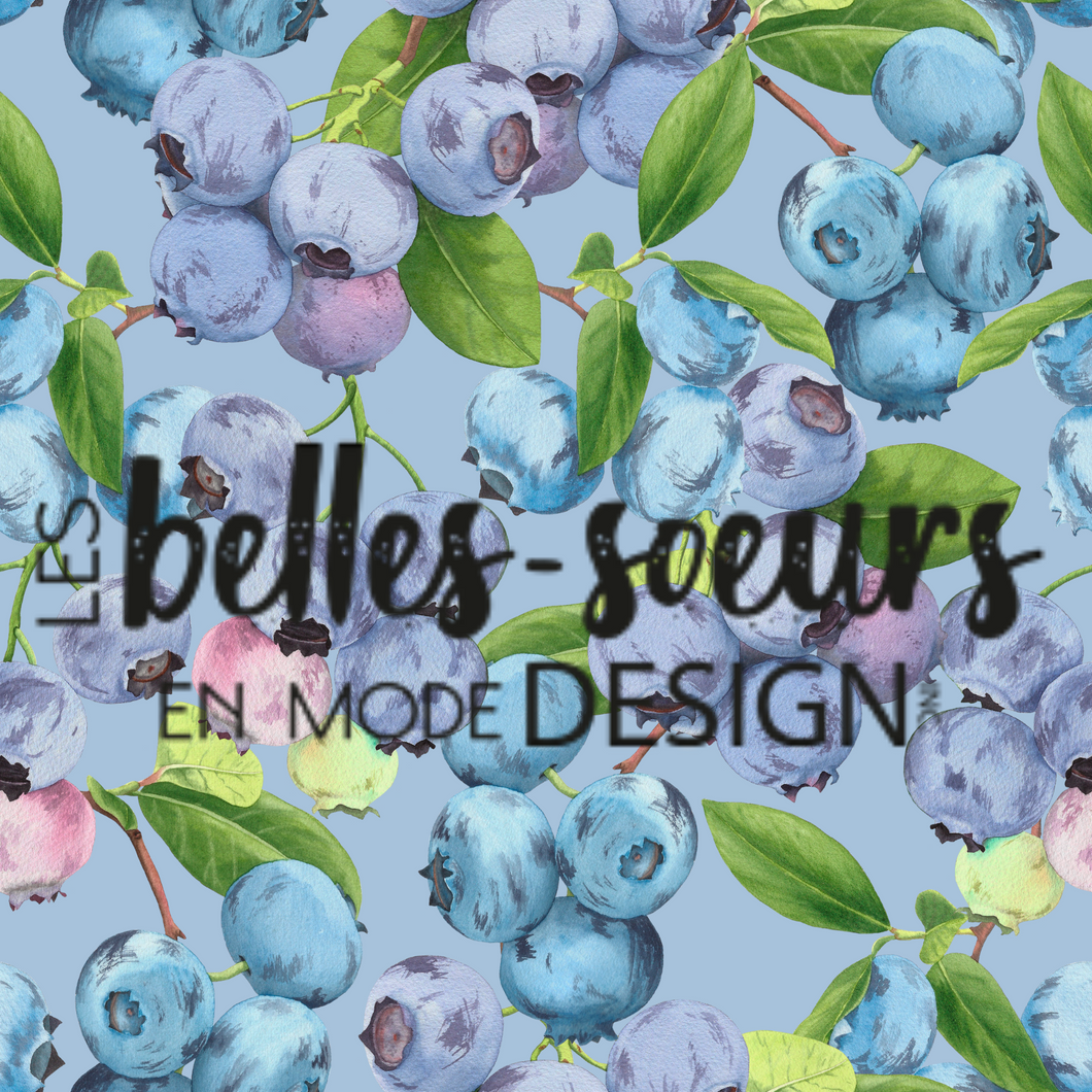 COLLECTION FRUITS_BOUQUET DE BLEUET BLEU_EXCLUSIF - STOCK